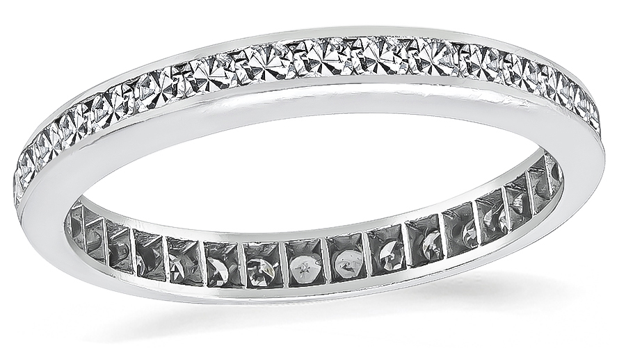 Estate 0.50ct Diamond Eternity Wedding Band