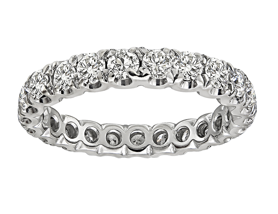 Estate 1.00ct Diamond Eternity Wedding Band