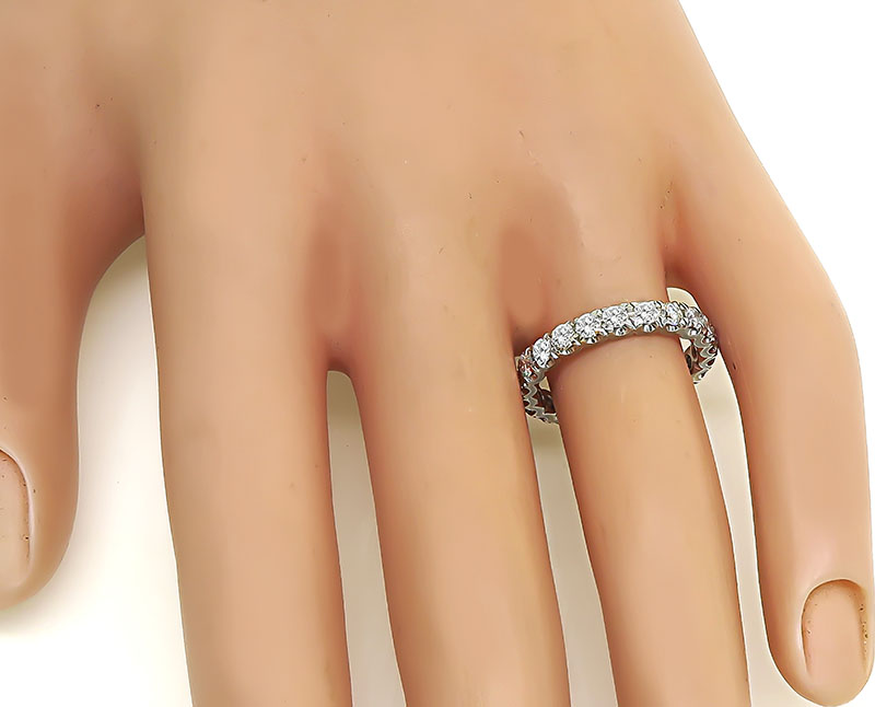 Estate 1.00ct Diamond Eternity Wedding Band