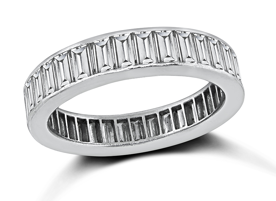 Estate 1.40ct Diamond Eternity Wedding Band