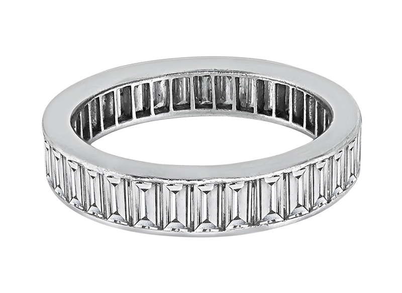 Estate 1.40ct Diamond Eternity Wedding Band