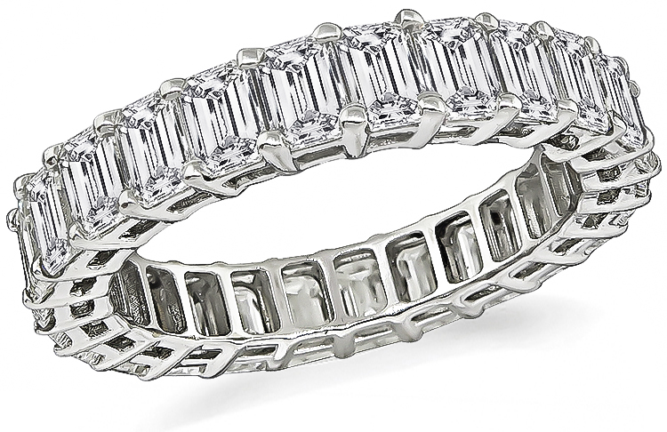 Estate 4.00ct Diamond Eternity Wedding Band