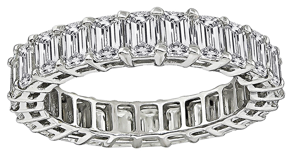 Estate 4.00ct Diamond Eternity Wedding Band