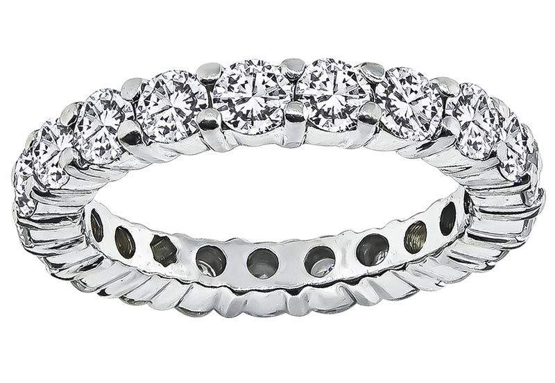 Estate 2.00ct Diamond Eternity Wedding Band