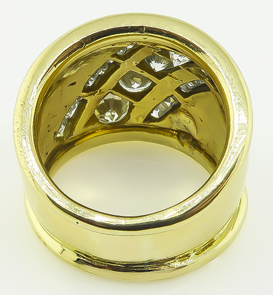 Estate 2.90ct Diamond Gold Ring