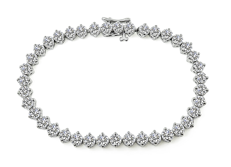 Estate 8.50ct Diamond Tennis Bracelet