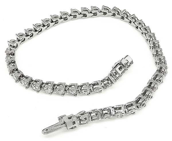 Estate 5.00ct Diamond Tennis Bracelet