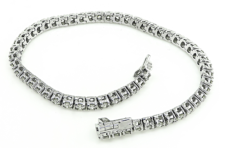 Estate 4.00ct Diamond Tennis Bracelet