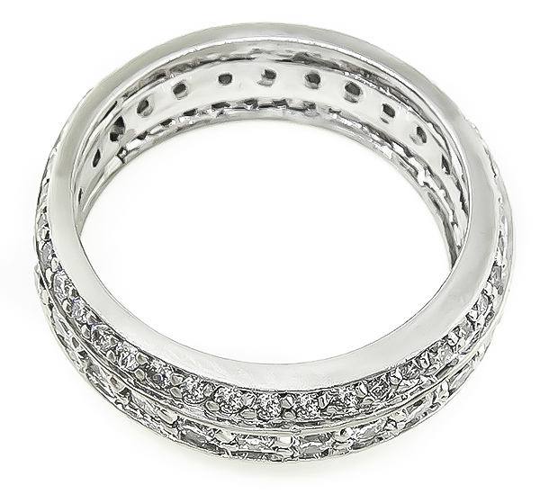 Estate 1.50ct Diamond Eternity Wedding Band