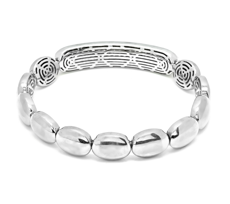 Estate 3.00ct Diamond Gold Flexible Bangle