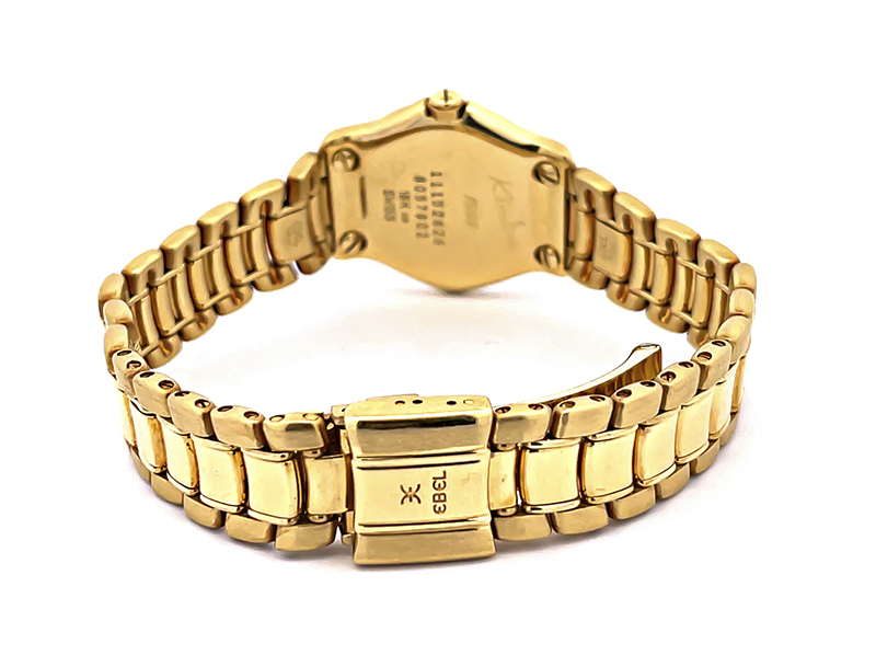 Estate Ebel Diamond Yellow Gold Swiss Watch