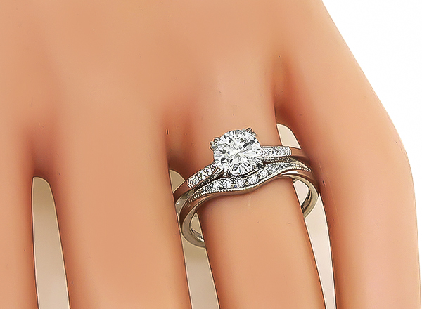 Tacori GIA Cert 0.79ct Diamond Engagement Ring