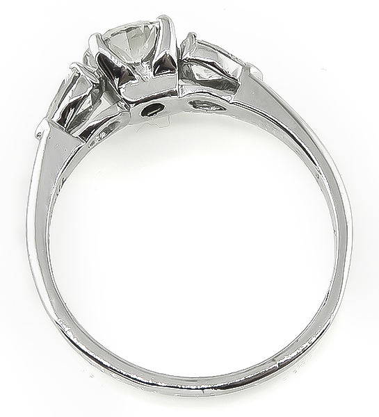 Estate GIA Certified 1.00ct Diamond Engagement Ring
