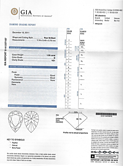 GIA Certified 1.00ct Diamond Sapphire Engagement Ring