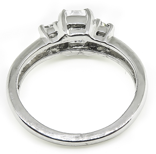 Estate GIA Certified 1.01ct Diamond Engagement Ring
