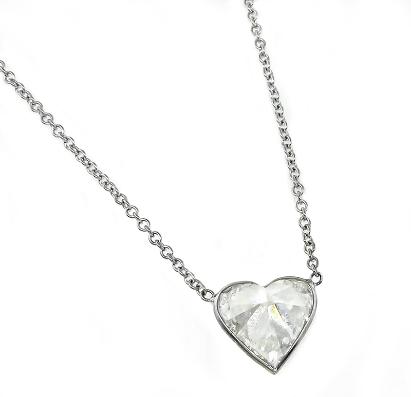Diamond Gold Heart Necklace