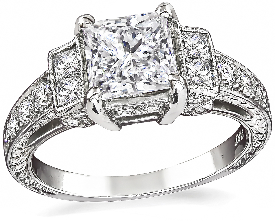 1.21ct Diamond Engagement Ring