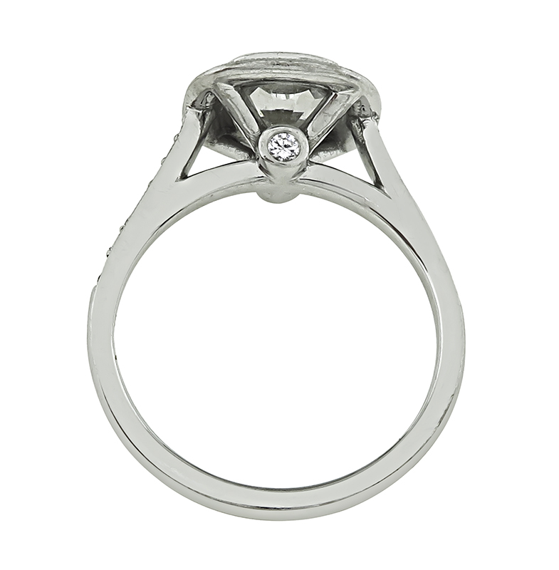 Estate GIA Certified 1.51ct Diamond Engagement Ring