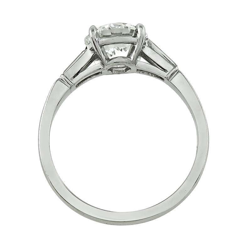 Estate GIA Certified 2.01ct Diamond Engagement Ring