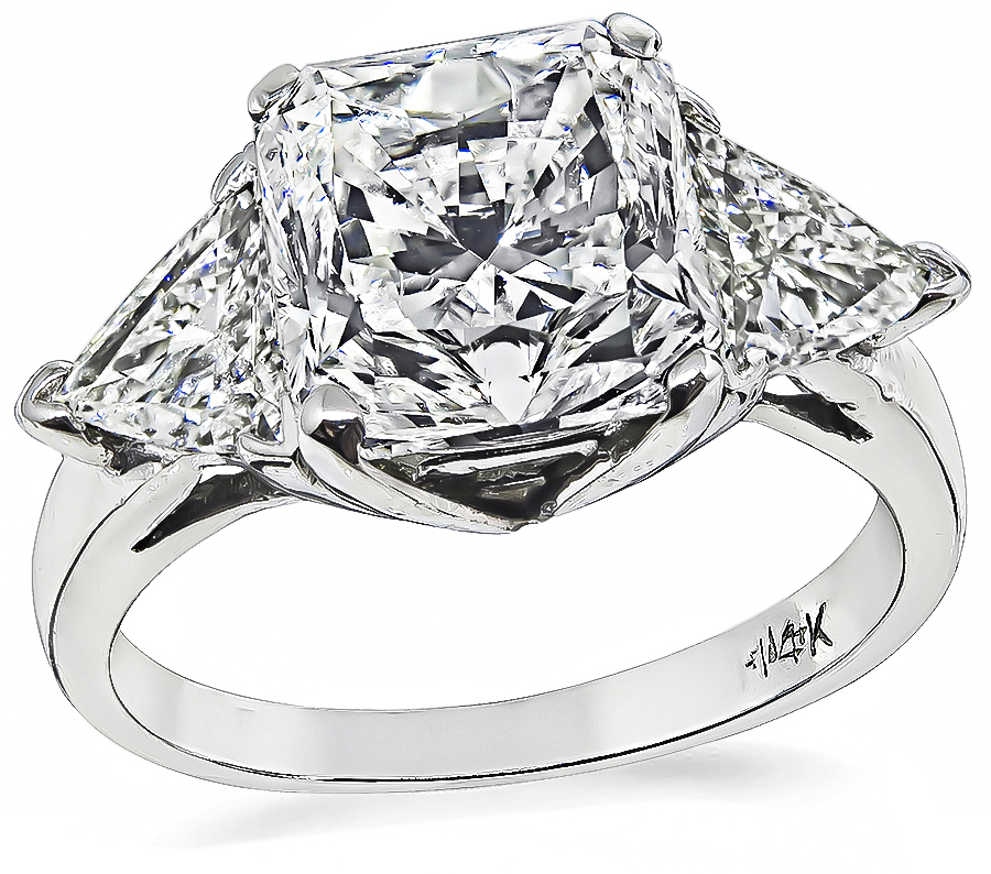 Estate GIA Certified 3.03ct Diamond Engagement Ring