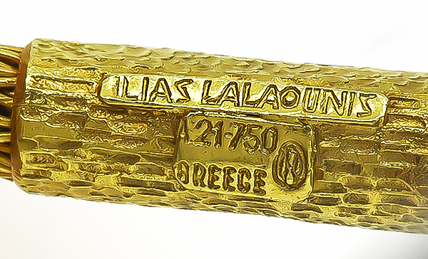 Estate Lalaounis Gold Ram's Head Necklace