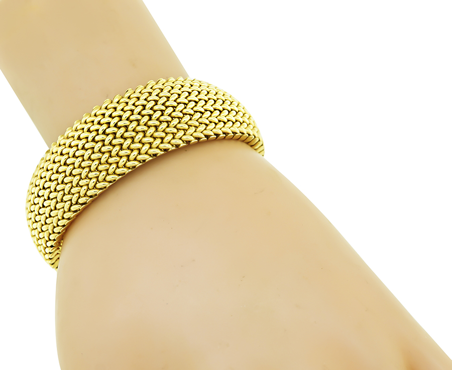 Estate Gold Weave Bracelet