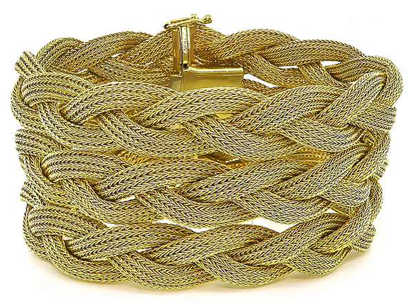 Estate Gold weave Bracelet