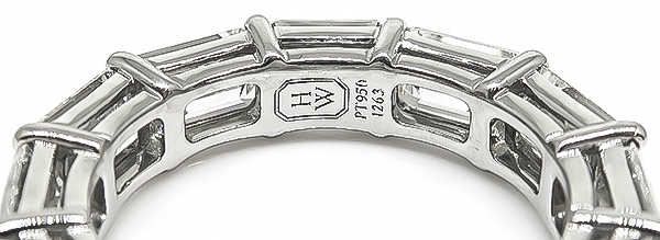 Estate Harry Winston 6.20ct Diamond Eternity Wedding Band