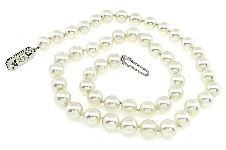 1960s Mikimoto Pearl Necklace