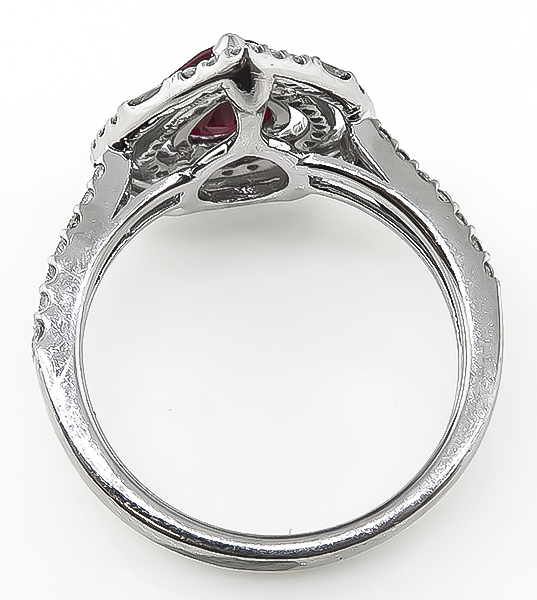 Estate 1.53ct Ruby 0.48ct Diamond Ring