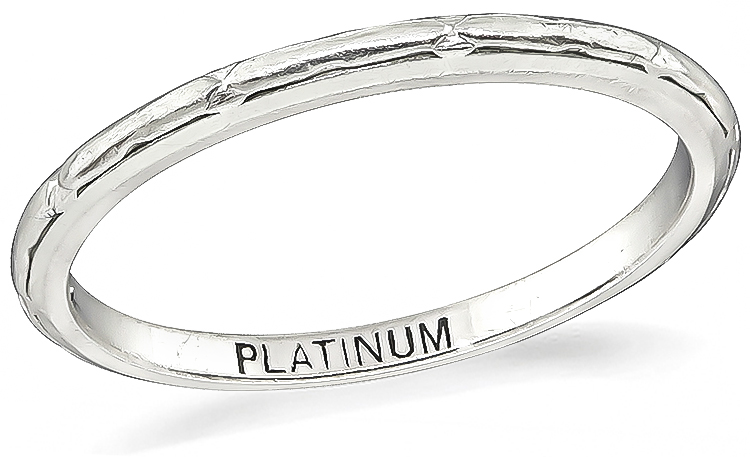 Estate Platinum Band