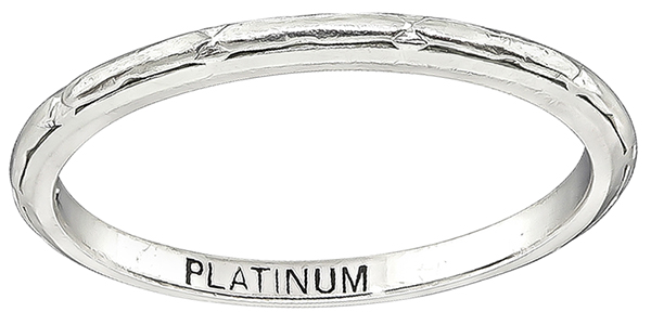 Estate Platinum Band