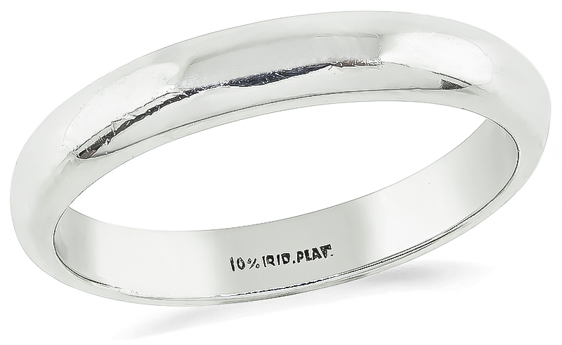 Estate 4mm Platinum Wedding Band