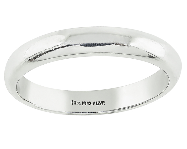 Estate 4mm Platinum Wedding Band