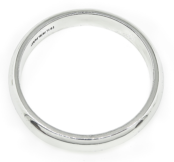 Estate 4mm Platinum Wedding Band