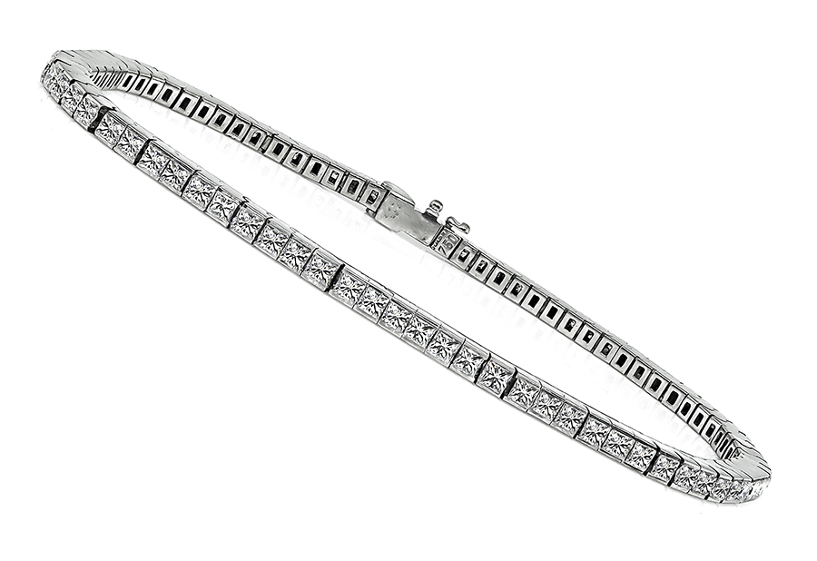 Estate 3.25ct Diamond Tennis Bracelet