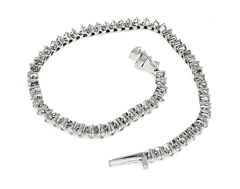 Estate Roberto Coin 3.25ct Diamond Tennis Bracelet