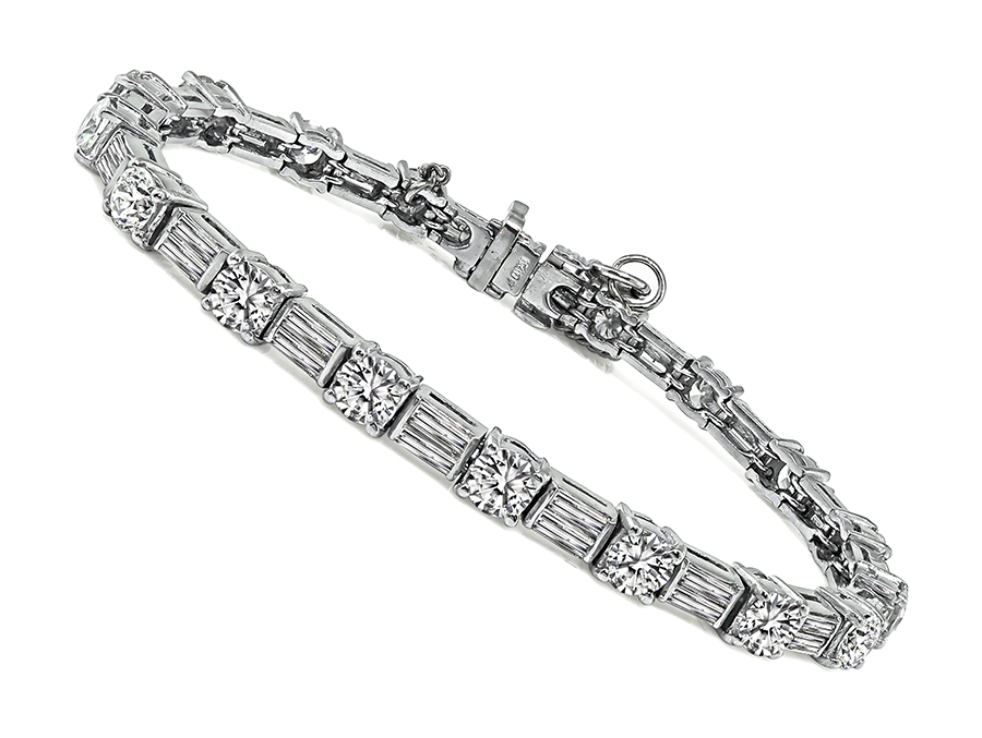 Estate 7.00ct Diamond Bracelet