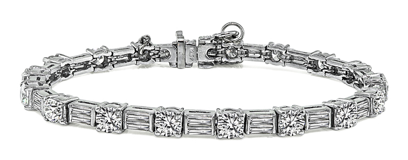 Estate 7.00ct Diamond Bracelet