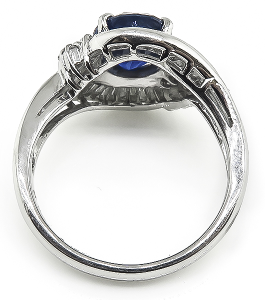 Estate 2.35ct Sapphire 0.95ct Diamond Ring