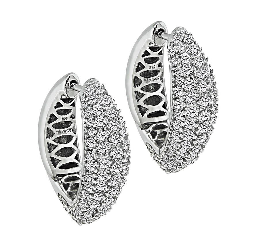 Estate Sonia B 3.00ct Diamond Earrings