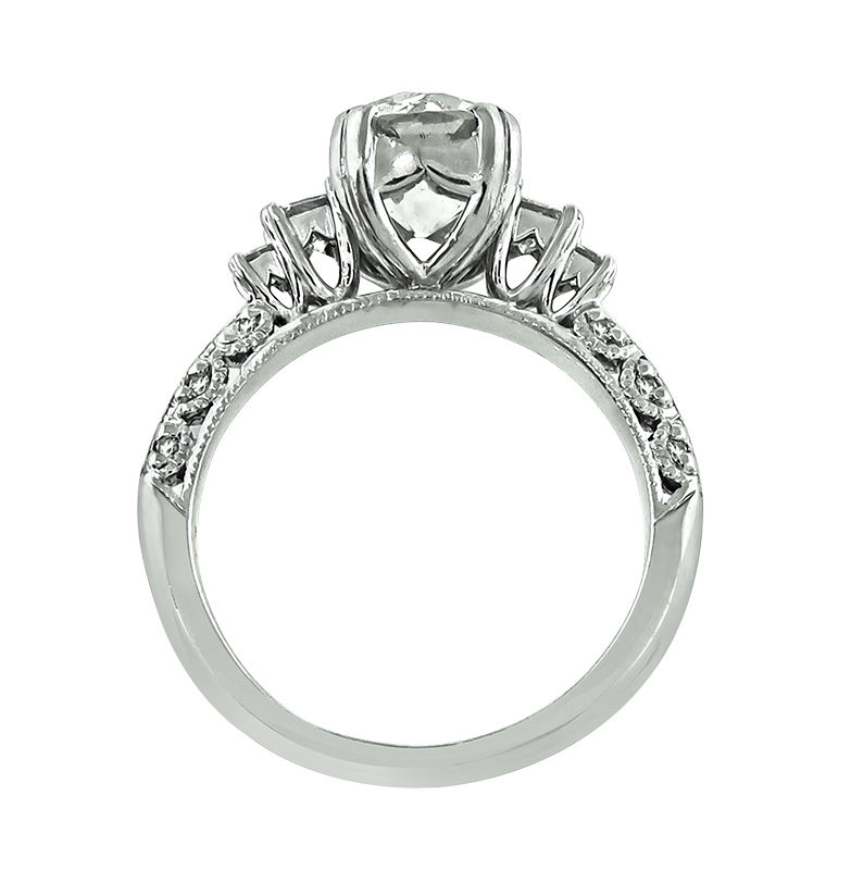 Estate Tacori 2.00ct Diamond Engagement Ring