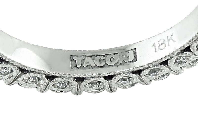 Estate Tacori 2.25ct Diamond Eternity Wedding Band 