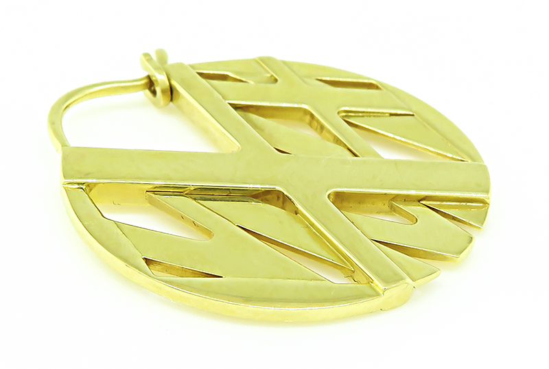 Estate Tiffany & Co Gold Earrings
