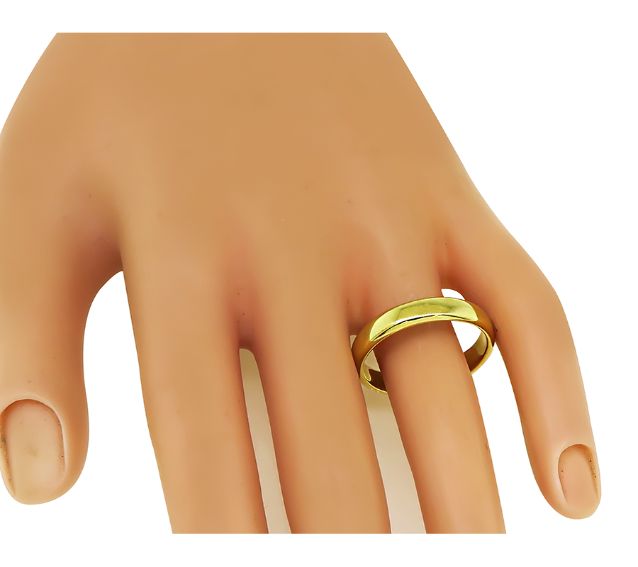 Estate Tiffany & Co. Gold Wedding Band
