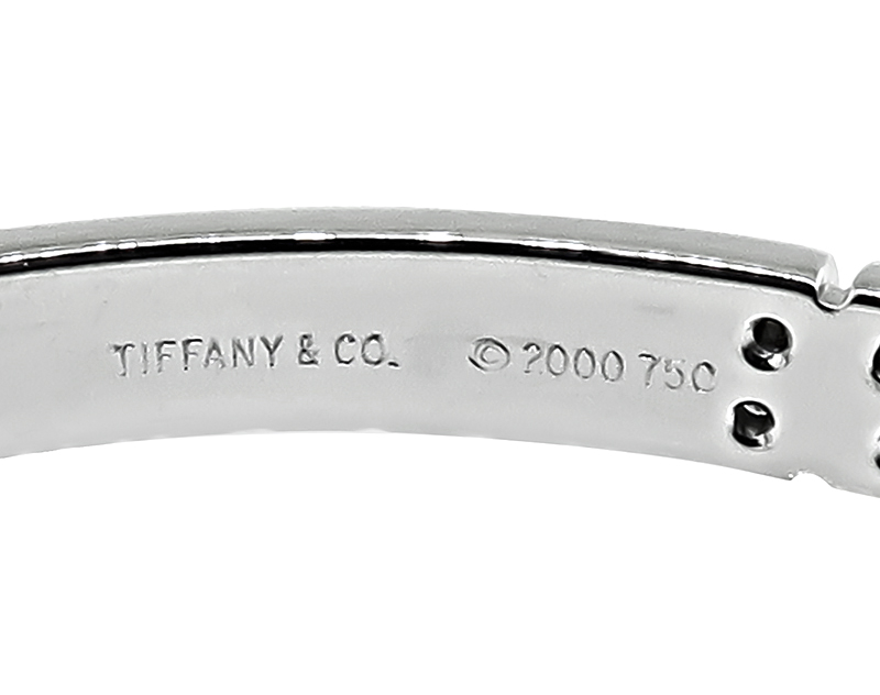 Estate Tiffany & Co Diamond Gold Bangle