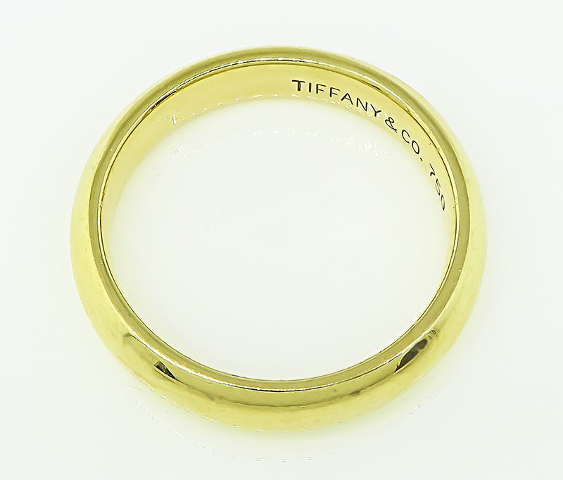 Estate Tiffany & Co Gold Wedding Band