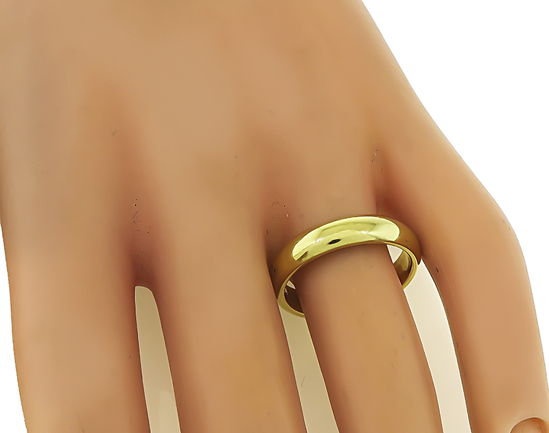 Estate Tiffany & Co Gold Wedding Band