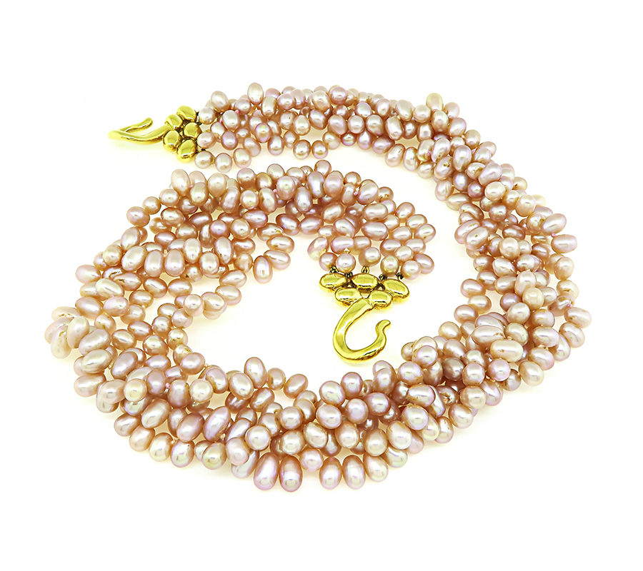 Estate Tiffany & Co Angela Cummings Pearl Necklace