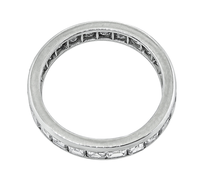 Estate Tiffany & Co 1.40ct Diamond Eternity Wedding Band